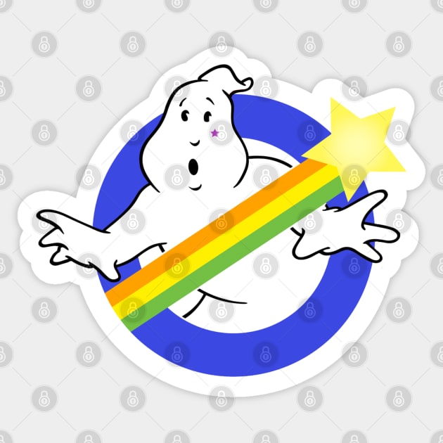 Rainbow Brite No Ghost Sticker by TheKLSGhostbusters